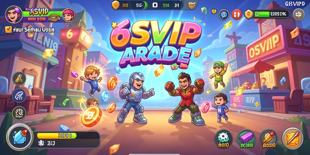 Tampilan gameplay seru dan menantang di 6SVIP.