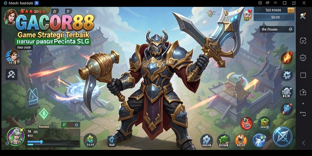 Tampilan gameplay GACOR88 yang menakjubkan dan strategis.