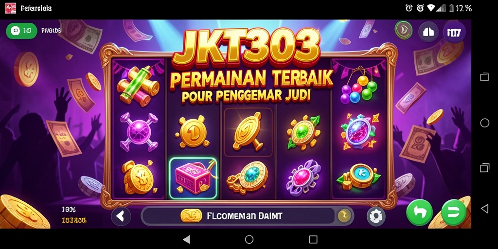 Tampilan gameplay seru JKT303 yang penuh warna.