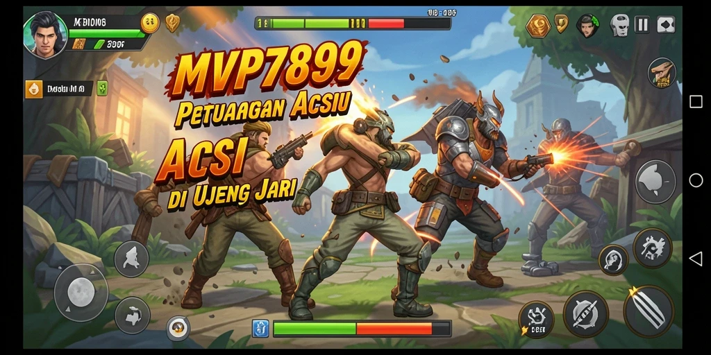 Tampilan gameplay seru dalam MVP789 dengan aksi berkecepatan tinggi.