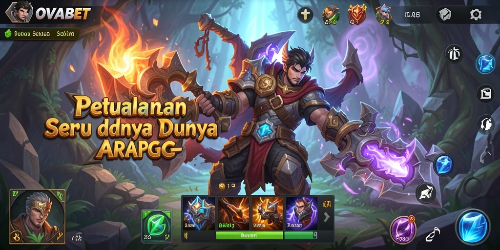 Gameplay seru di OVABET dengan misi dan pertempuran intens.