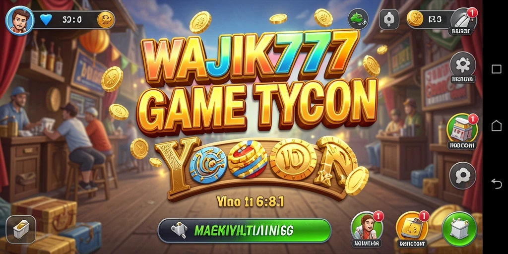 Tampilan gameplay yang menarik dari WAJIK777 saat membangun empire bisnis.