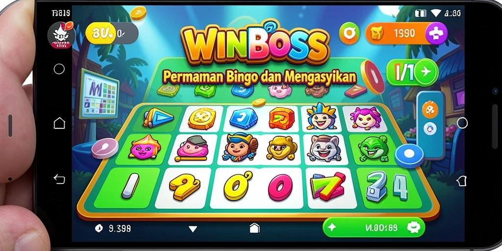 Tampilan gameplay seru dalam permainan Bingo WINBOSS.