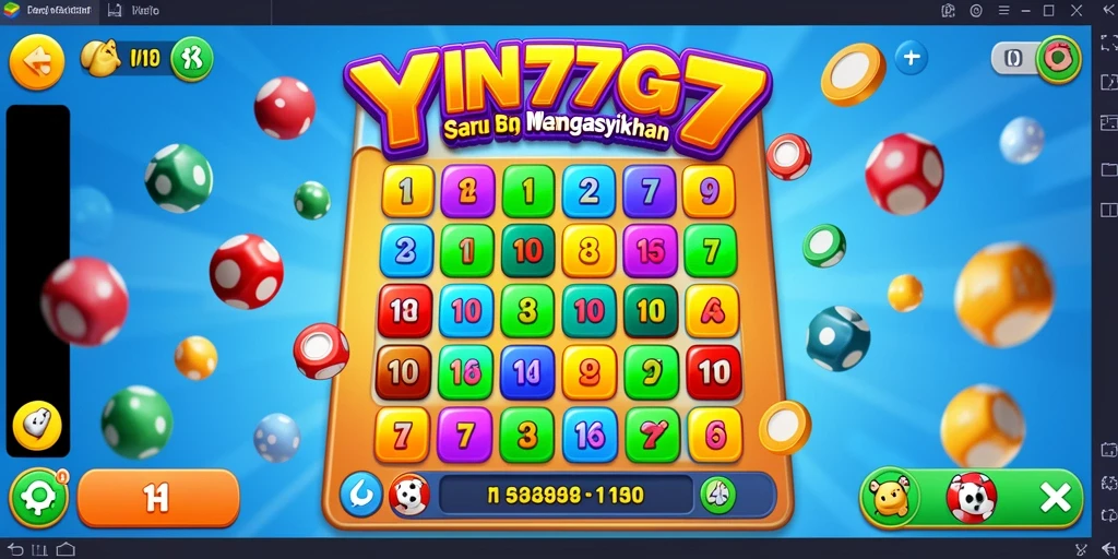 Tampilan gameplay seru YN777 saat pemain beraksi dalam Bingo.